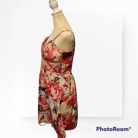 Jessica Simpson Spaghetti Strap Floral Sundress Size Large - Picture 3 of 6
